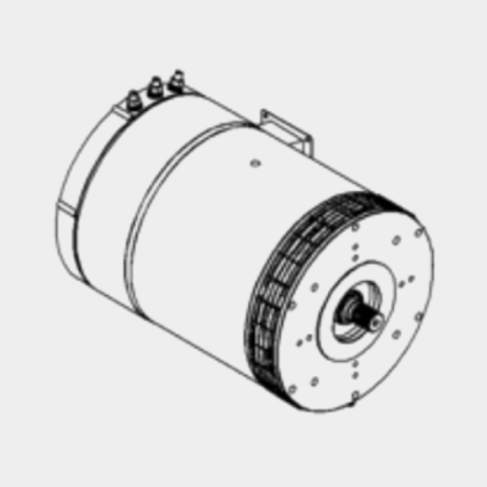 Motore asincrono D 365 [mm]- L 517 [mm]