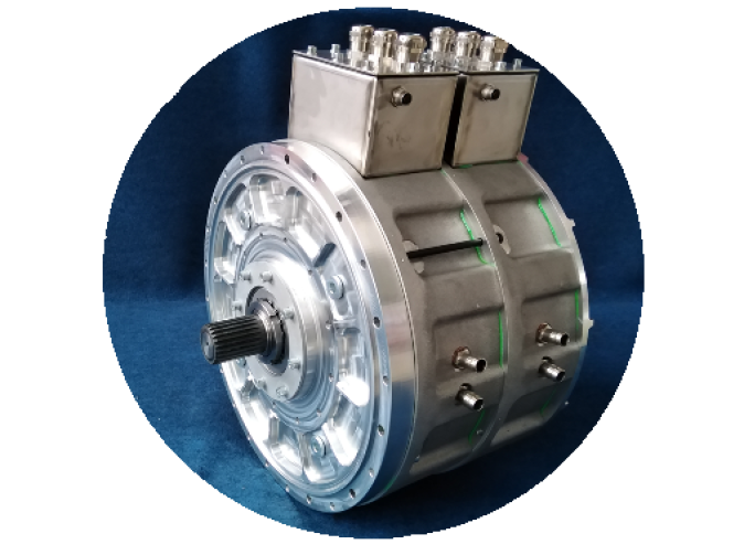 Motore a flusso assiale SAE3 doppio stadio